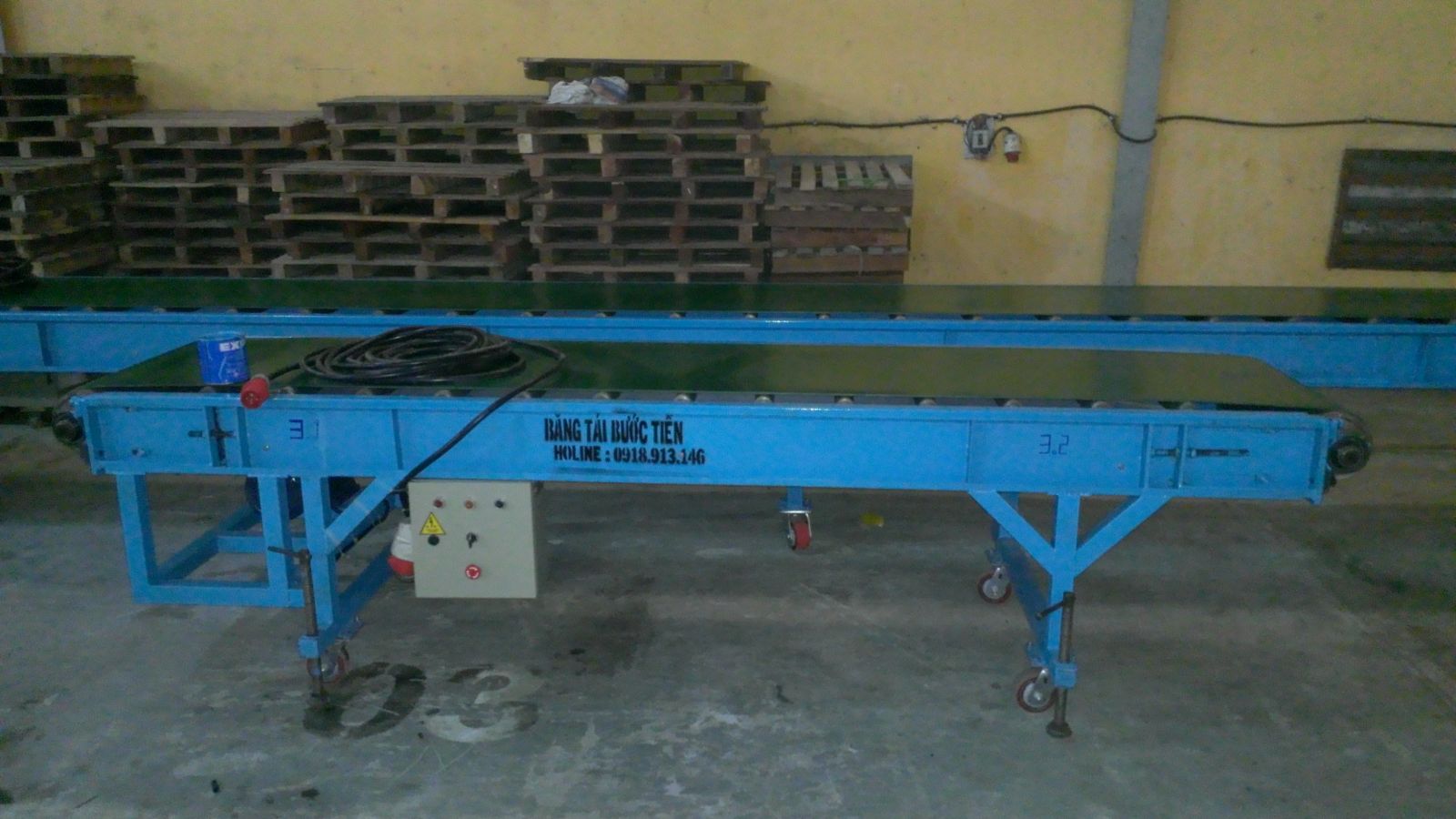 Băng tải kho đường 